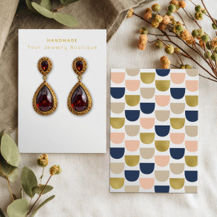 Visite Cartes d'affichage Motif de l'échelle de poisson d