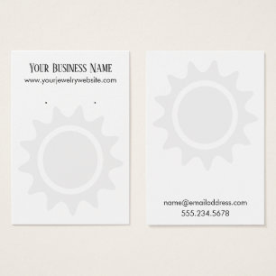 Visite Cartes d'affichage simples des détenteurs de vêtem