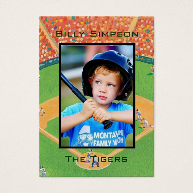 Visite Cartes de base-ball (Devant)