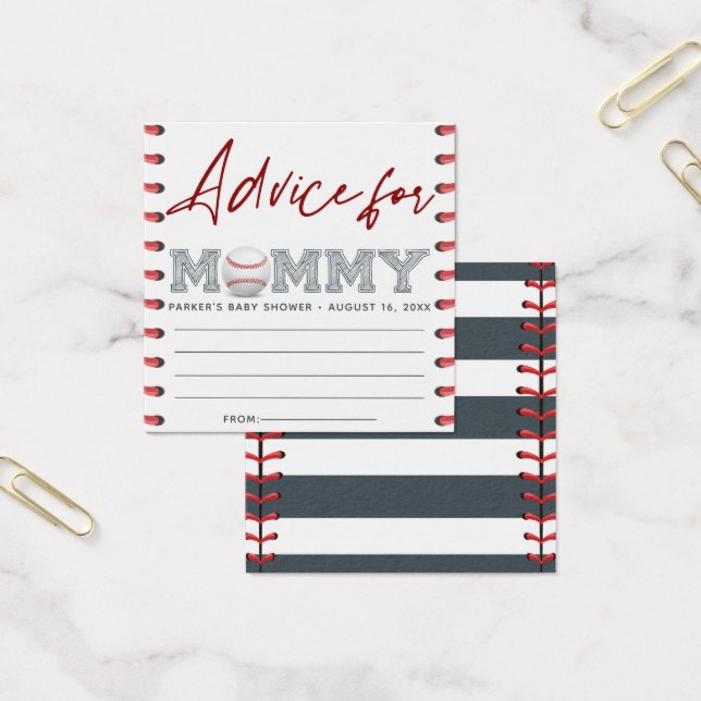 Visite Cartes de conseil baby shower | Baby shower de bas (Bureau)