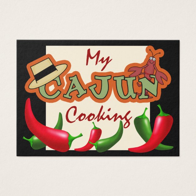 Visite Cartes de Cuisine Cajun par SRF (Devant)