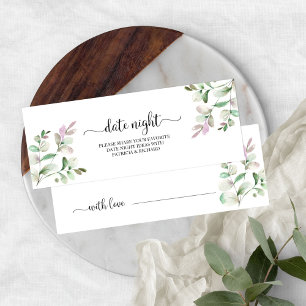 Visite Cartes de Jar de Nuit de Date de Fête de Mariage d