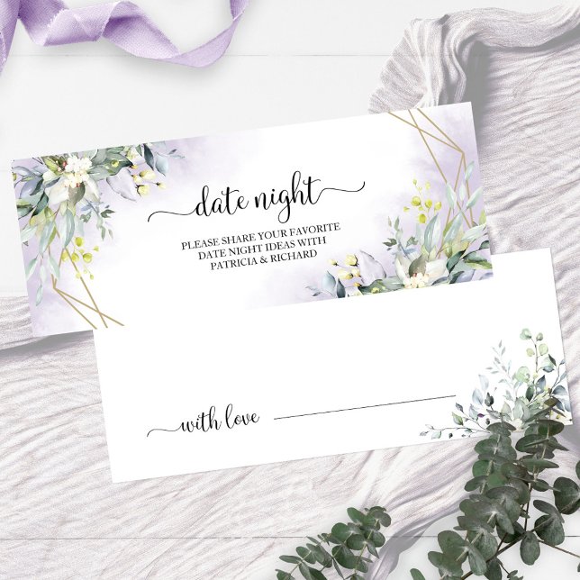 Visite Cartes de Jar de Soirée de Date de Fiançailles de  (Créateur téléchargé)