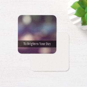 Visite Cartes de message photo Abstraites violettes