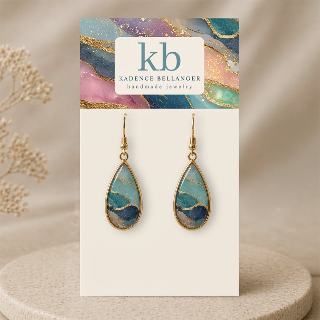 Visite Cartes de Présentation de Bijoux avec Monogramme e (Créateur téléchargé)
