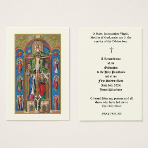 VISITE CARTES DE PRÊTRISE CATHOLIQUES