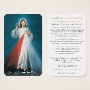 Visite Cartes de prière   Divine Mercy Chaplet 01