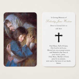 Visite Cartes de prière Jesus Hugs