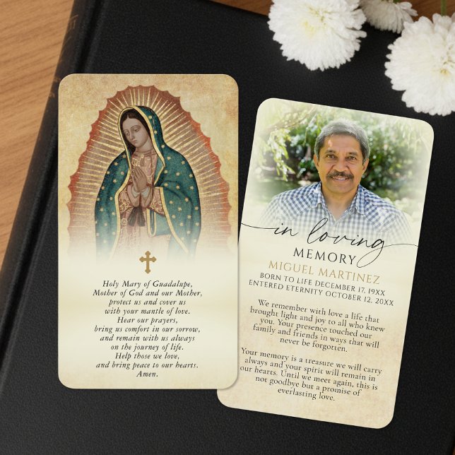 Visite Cartes de prière mémorial catholiques de Guadalupe (Créateur téléchargé)
