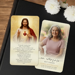 Visite Cartes de prière mémorial Jésus Sacré-Cœur