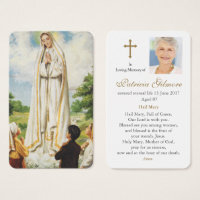 Cartes de prière | Notre Dame de Fatima
