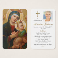 Cartes de prière | Notre Dame Perpetual Help 1