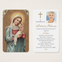 Cartes de prière | Sainte Vierge