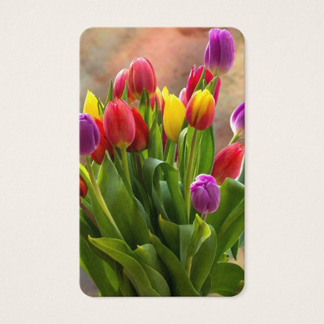 Visite Cartes de prière | Tulip Bouquet (Devant)