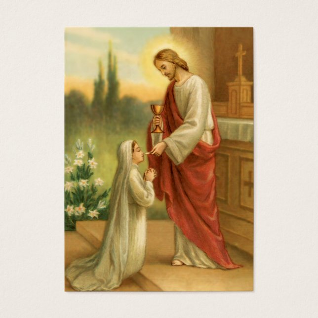 Visite Cartes de prières : L'Eucharistie en toutes choses (Devant)