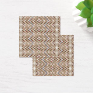 Visite Cartes de profil Boho Marque artisanale rustique