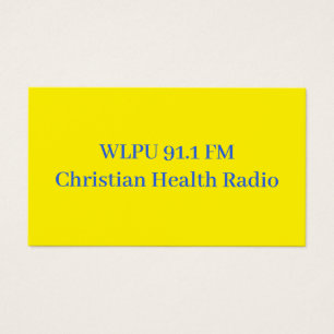 Visite Cartes de promo WLPU 91.1 FM