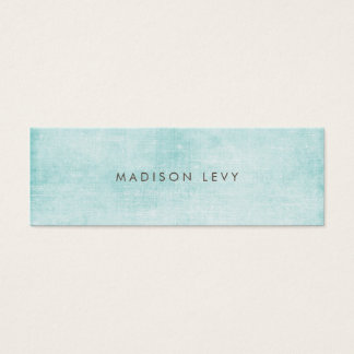 Visite Cartes de rendez-vous Turquoise Minimaliste