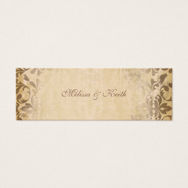 Visite Cartes de site web mariage {Toffee} (Devant)