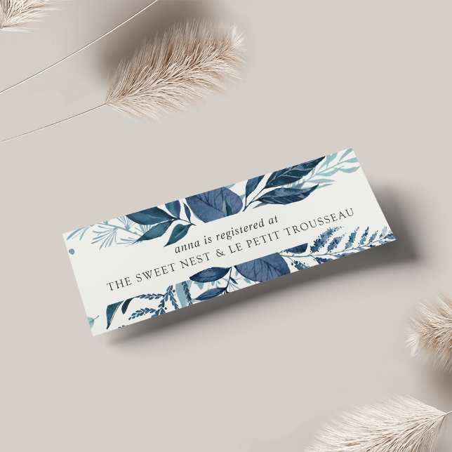 Visite Cartes d'insertion du Registre de mariage Azure Wi (Créateur téléchargé)