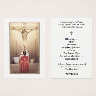 VISITE CARTES SAINES DE L'ORDINATION PRIVÉE CATHOLIQUE
