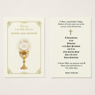 VISITE CARTES SAINES DE L'ORDINATION PRIVÉE CATHOLIQUE