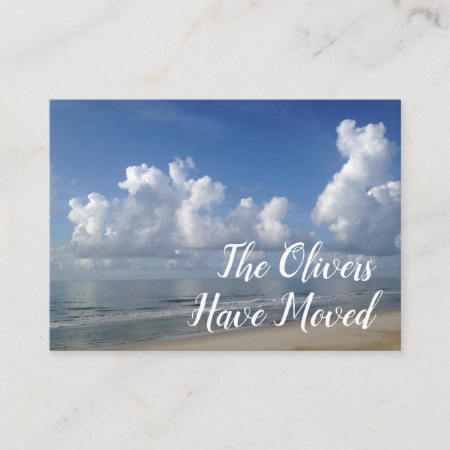 Visite Changement d'adresse au Carte photo d'accueil de p (Devant)