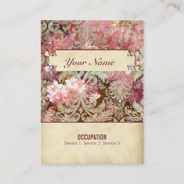 Visite CherryBlossom n° 47 - Carte de profil pour les ent (Devant)