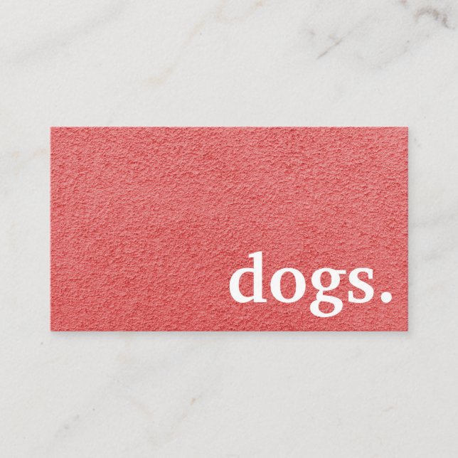 Visite Chiens en damier modernes. carte de fidélité (Devant)