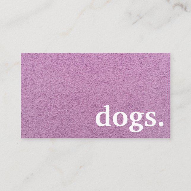 Visite Chiens en damier modernes. carte de fidélité (Devant)