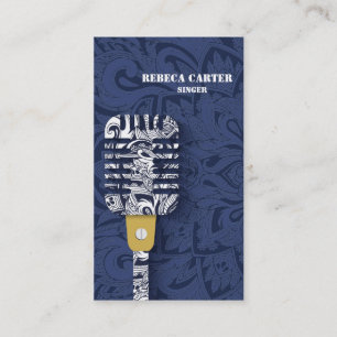 Visite Choeur de carte d'artiste de musique de joueur de