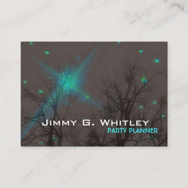 Visite Ciel nocturne - carte de planificateur de partie (Devant)