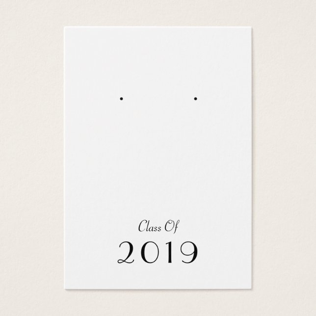Visite Classe de 2019 Graduation Eleving Cartes d'afficha (Devant)