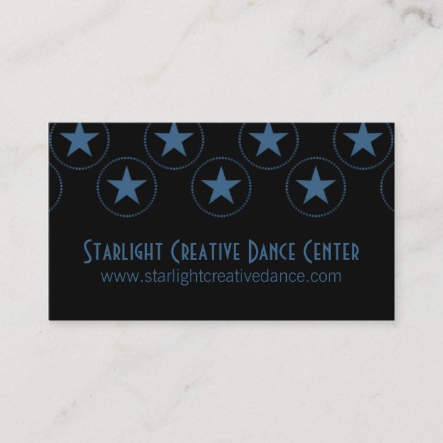 Visite Classic Stars Carte de visite, Royal Blue (Devant)