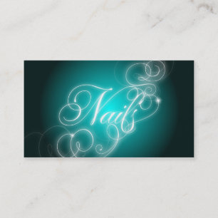 Visite Clouez la lueur élégante de Flourish de carte de