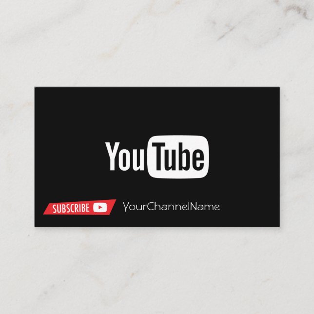 Visite Code QR | Carte publicitaire de canal (Devant)