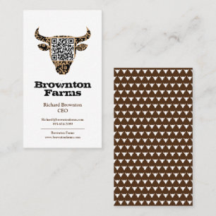 Visite Code QR de la ferme cowboy occidentale Carte de vi