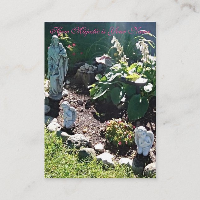 Visite Comment Majestic est votre nom - Carte de prière (Devant)