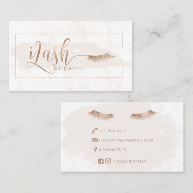 Visite Conception de carte personnalisée | Modèle Zazzle  (Devant / Derrière)