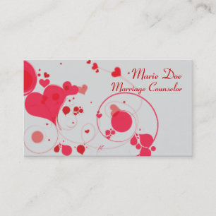Visite Conseillère matrimoniale Élégante Carte de visi