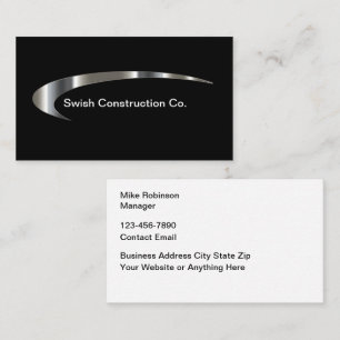 Visite Construction Moderne Classique Design Carte de vis