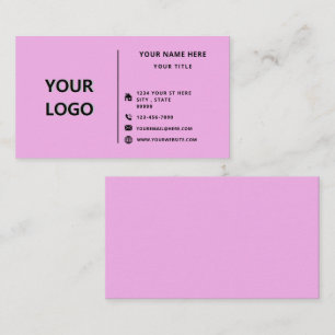 Visite Couleurs personnalisées Tamplate pour Carte de vis