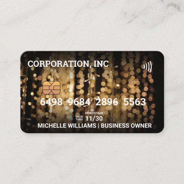 Visite Crédit | Carte de débit | Feux suspendus (Devant)