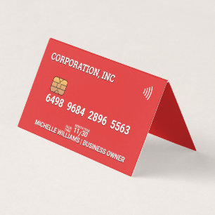 Visite Crédit   Carte de débit   Rouge