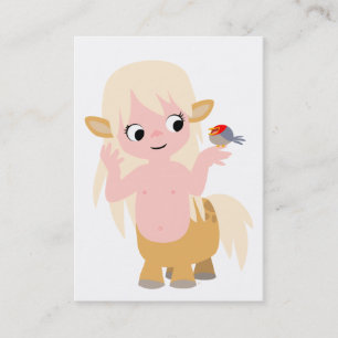 Visite Cute Little Cartoon Centauress ACEO - Carte de vis