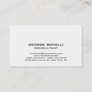 Visite Cute tendance Noir & Blanc Classique Carte de visi