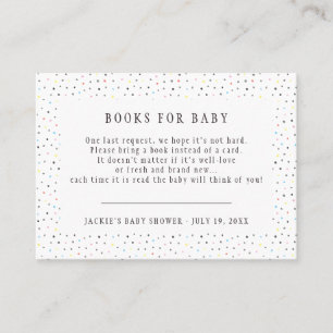 Visite Demande de réservation Carte de boîtier Baby sho