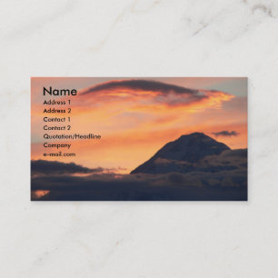 Visite Denali à la carte de minuit de profil
