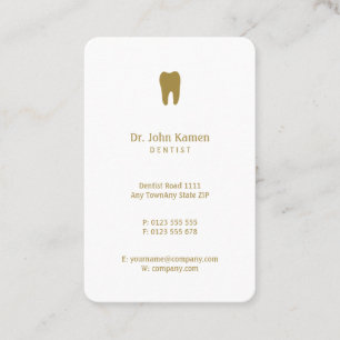 Visite Dentiste classique   Carte de rendez-vous dentaire