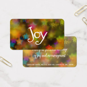 Visite Diffuser la joie - Cartes de Message